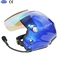 Hot sale Noise cancel Powered paraglider helmet Blue paramotor helmet Color blue red black
