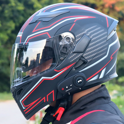 Hot sale double lenses full face bluetooth motorcycle helmet full face motorcycle helmets