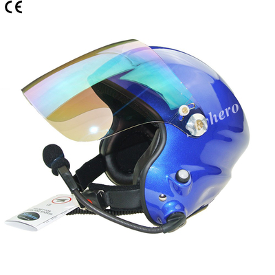 Best PPG helmet/Powered paragliding helmet EN966 GD-G Blur Colour All size in sotck paramotor helmet blue red