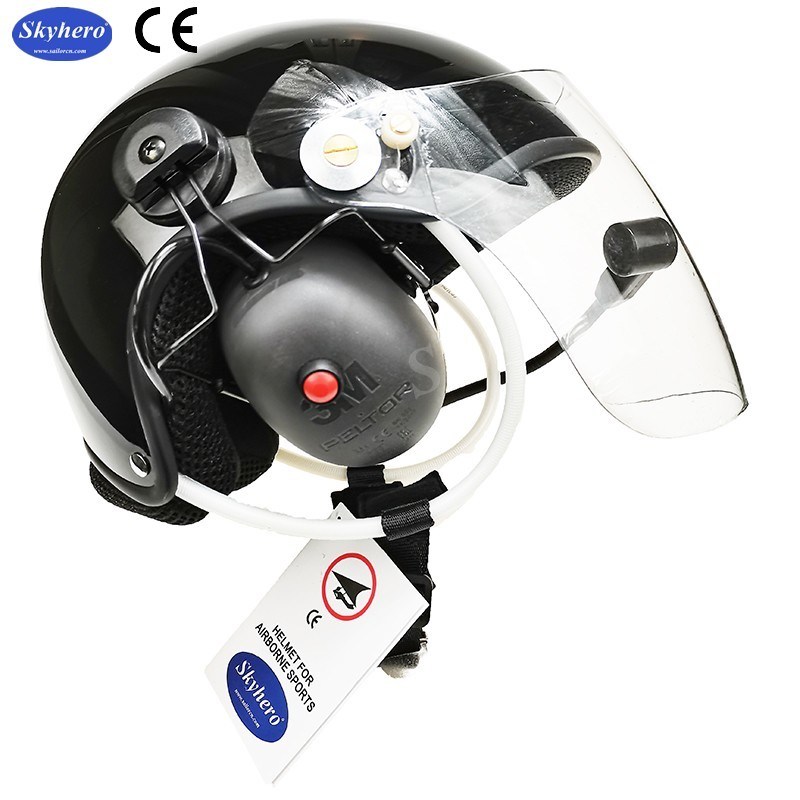 EN966 Paramotor helmet with high noise cancel headset 3M Powered