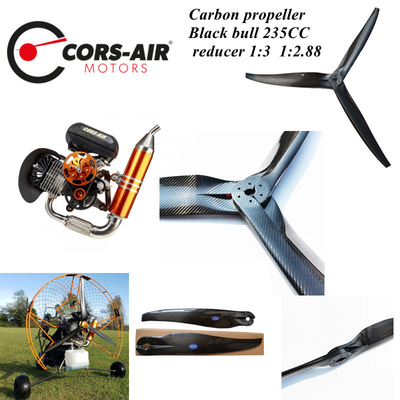 Corsair BlackBee/BlackBull/CorsairM19Y /Black Magic/Corsair M21/Corsair M25Y/Black Devil paramotor carbon propeller