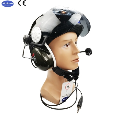 En 966 Standard Powered Paragliding Helmet  Noise Cancel Paramotor Helmet Color Red Black White Blue Paramotor