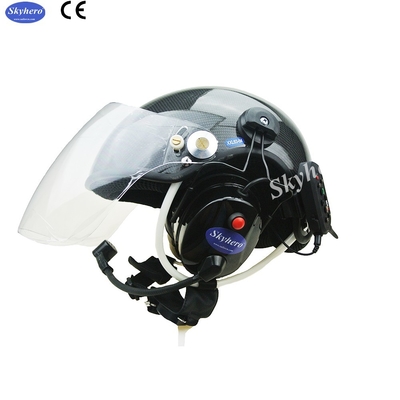 Carbon Fiber Paramotor Helmet PPG Helmet With High Noise Cancel Bluetooth Headset EN966 Certificated Paramotoring