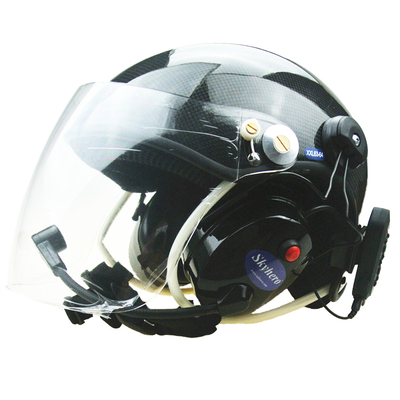 Carbon Fiber Paramotor Helmet PPG Helmet With High Noise Cancel Bluetooth Headset EN966 Certificated Paramotoring