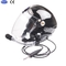 Black Noise Cancel Paramotoring Helmet EN966 Standard Headset Single 6.3mm Jack Plug