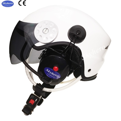 En 966 Standard Powered Paragliding Helmet  Noise Cancel Paramotor Helmet Color Red Black White Blue Paramotor