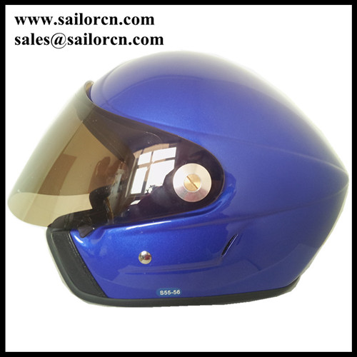 Open face Paragliding helmet CE EN966 Hang gliding helmet Blue