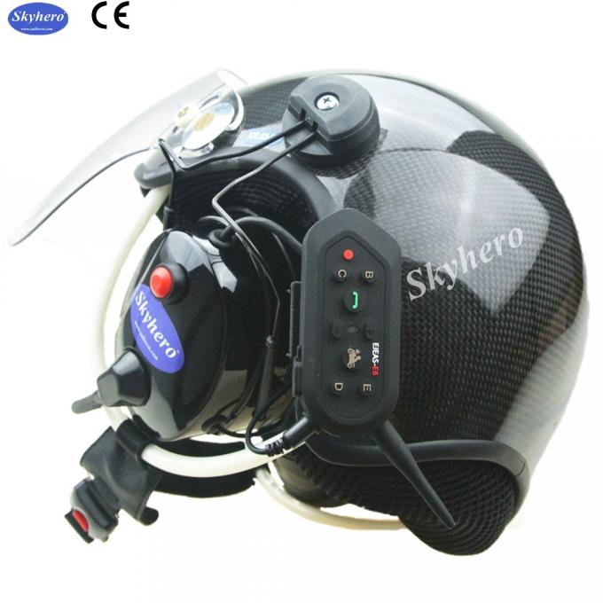 Carbon Fiber Paramotor Helmet PPG Helmet With High Noise Cancel
